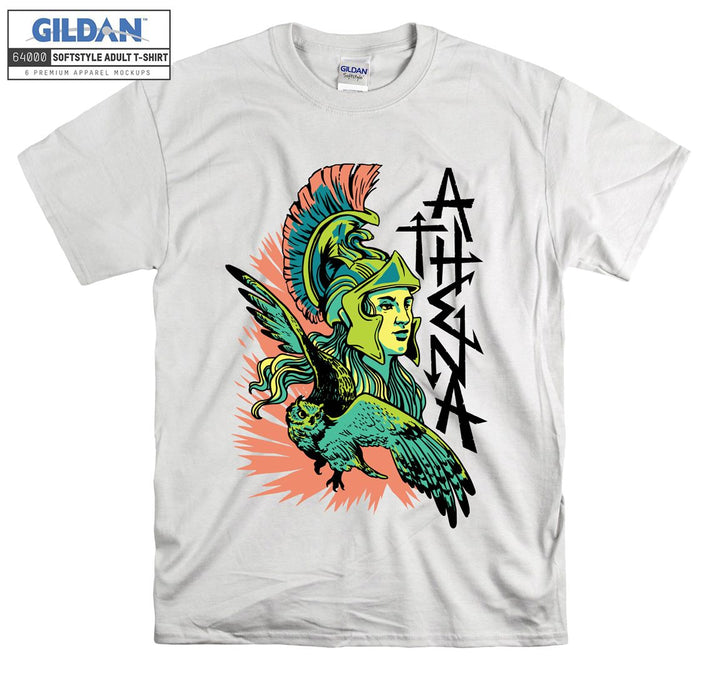 Anime Goddess Athena Figure T-shirt