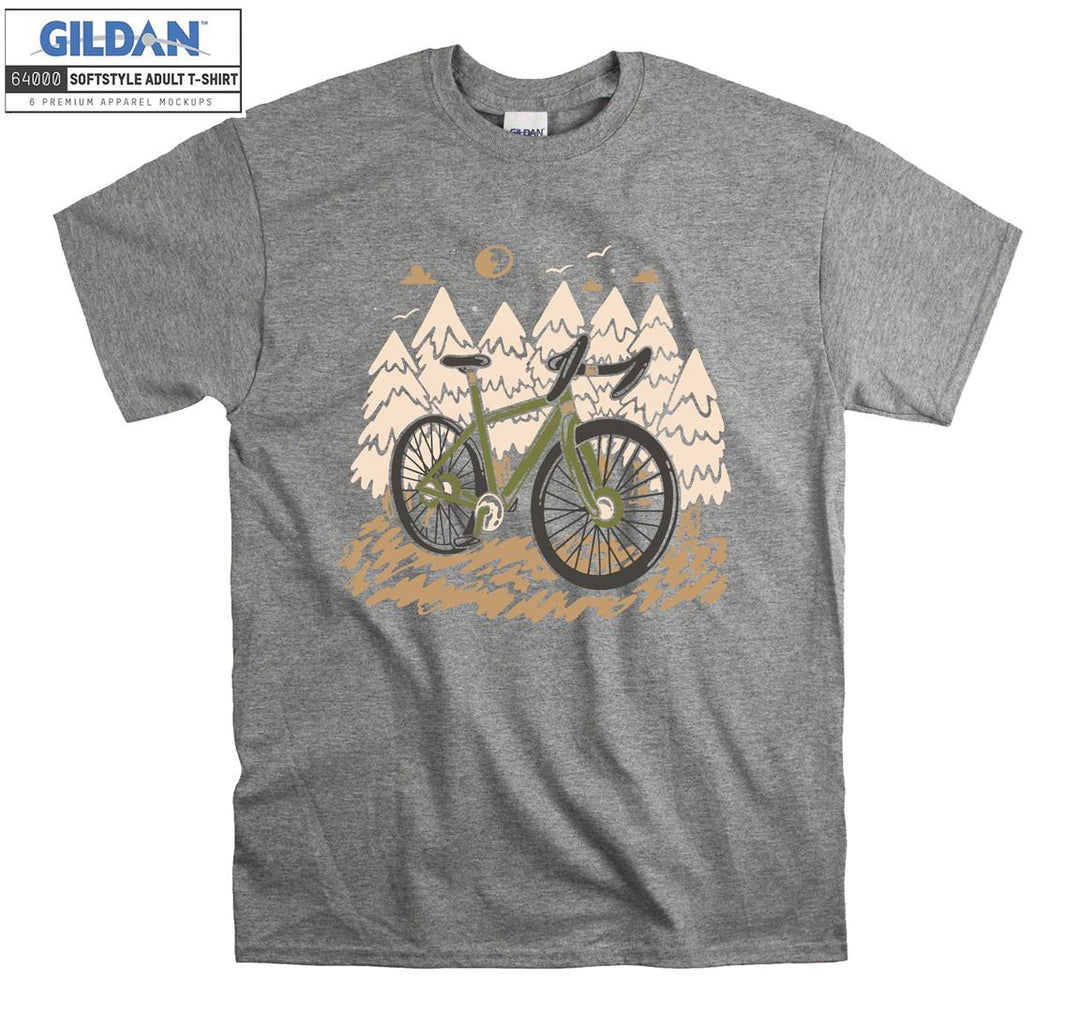 Bike with natural view  T-shirt