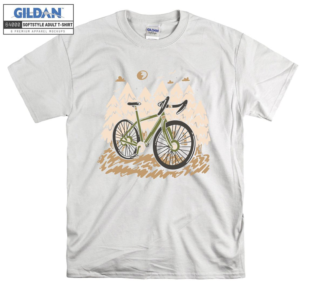 Bike with natural view  T-shirt