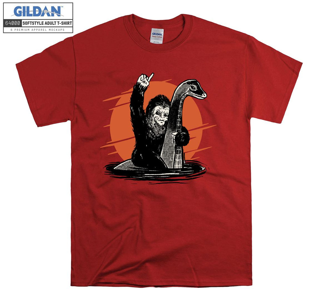 Funny Anime Monkey Figure T-shirt