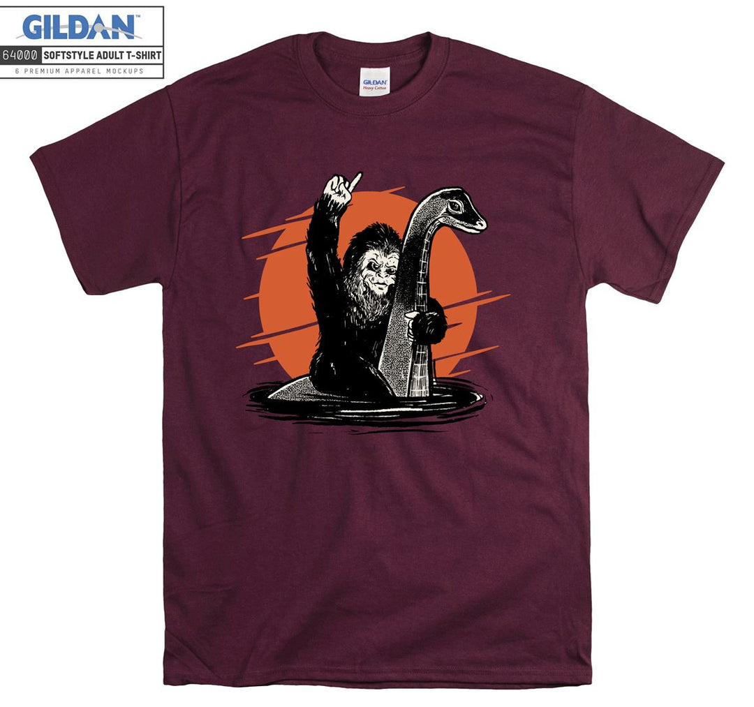 Funny Anime Monkey Figure T-shirt