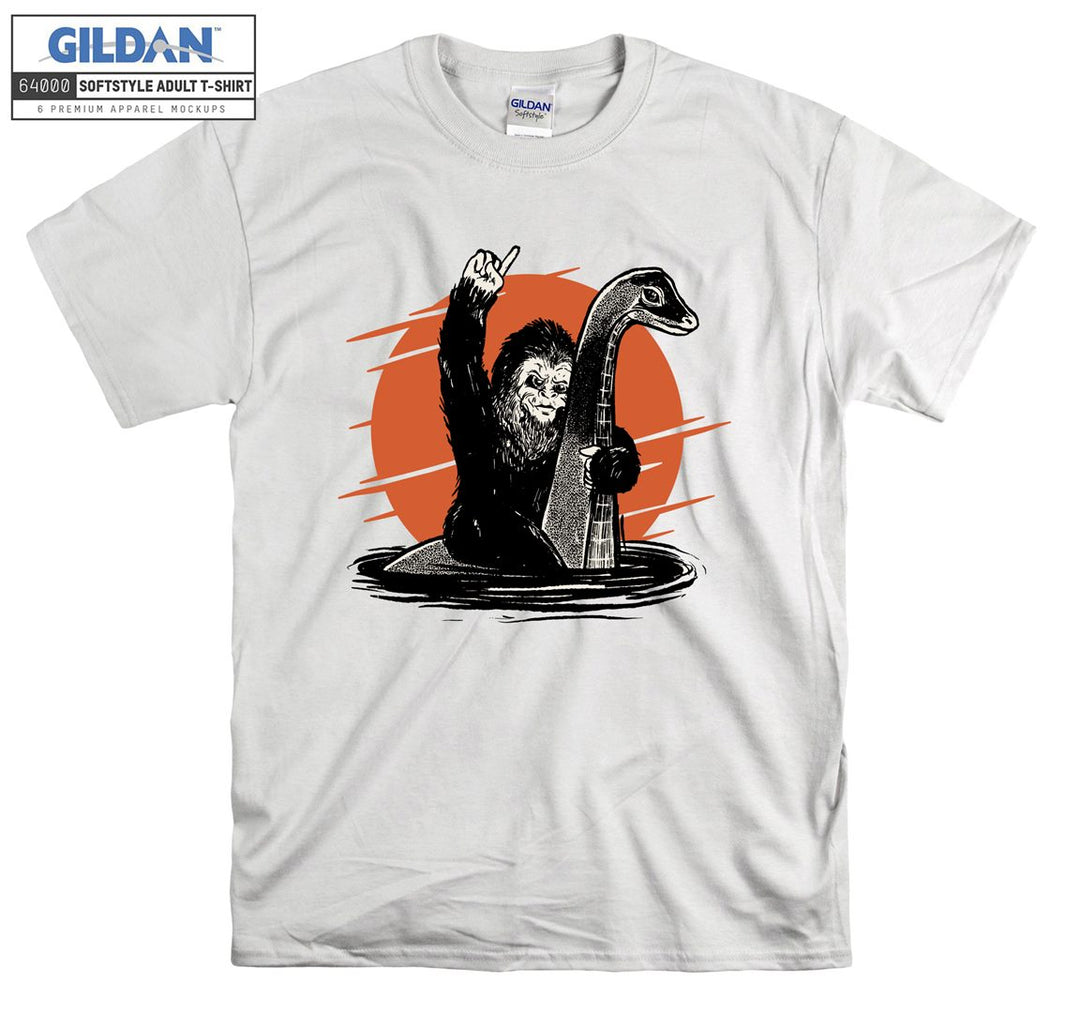 Funny Anime Monkey Figure T-shirt