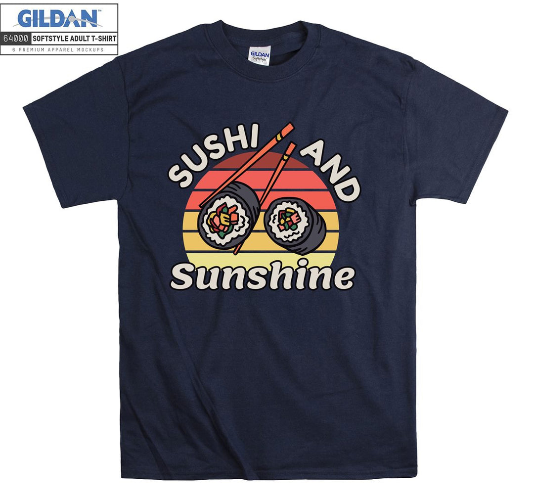 Sushi and sunshine funny figure T-shirt