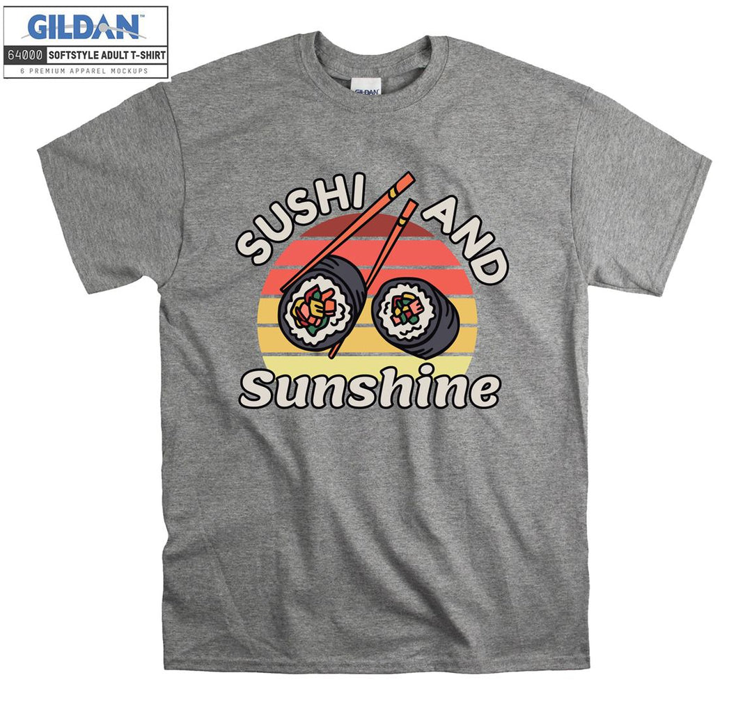 Sushi and sunshine funny figure T-shirt