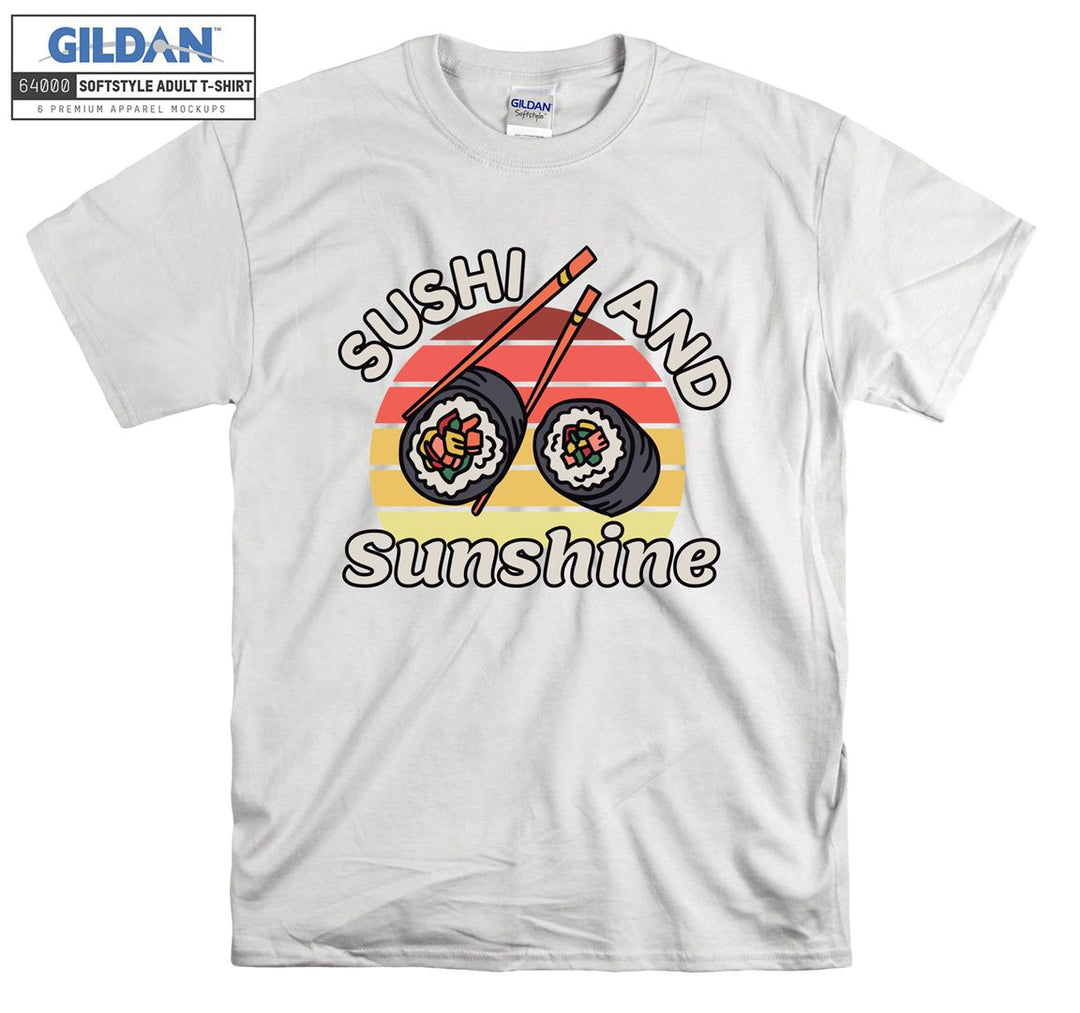 Sushi and sunshine funny figure T-shirt