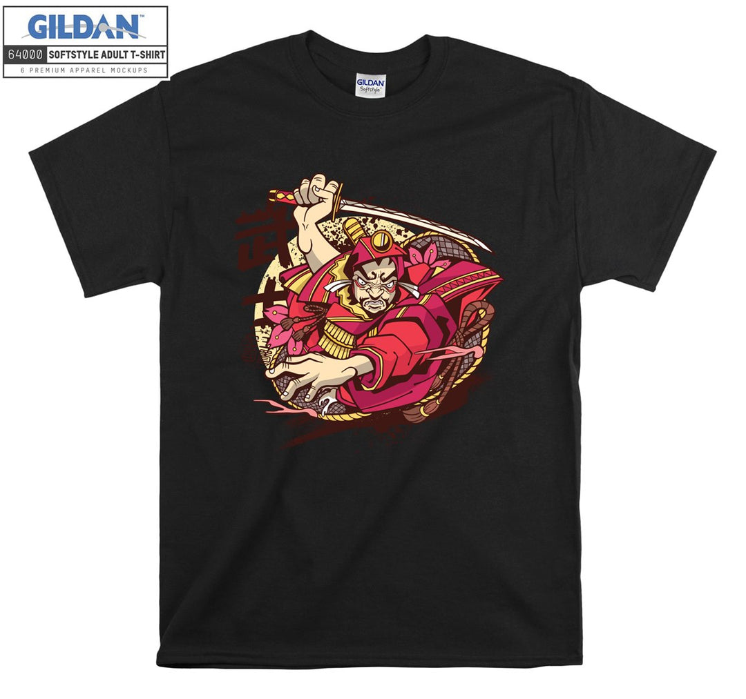 Legend Anime Character Samurai Warrior T-shirt