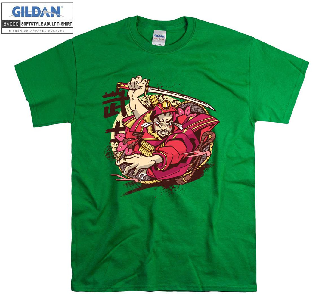 Legend Anime Character Samurai Warrior T-shirt