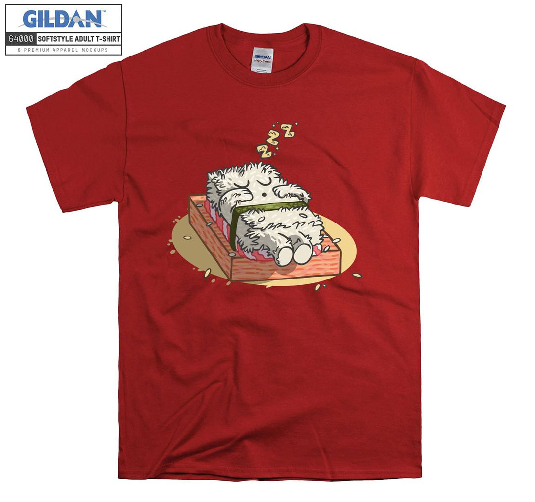 Funny Japanese Kawaii Food Figure T-shirt