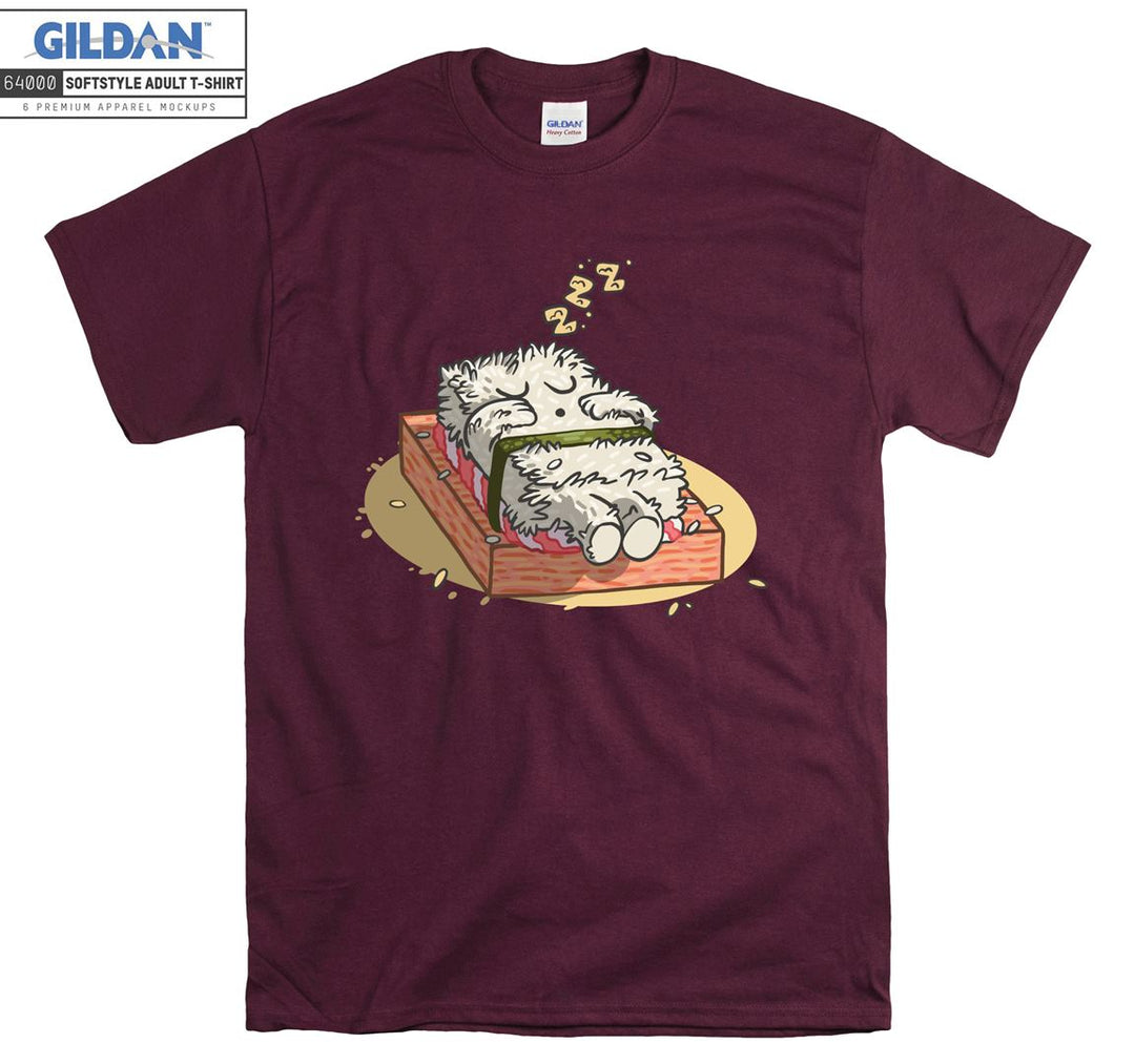 Funny Japanese Kawaii Food Figure T-shirt