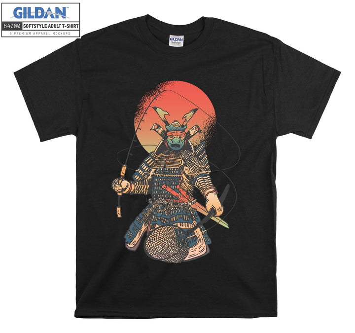 Fishing Samurai Figure T-shirt