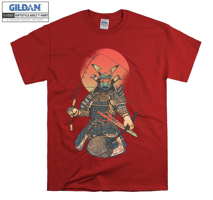 Fishing Samurai Figure T-shirt