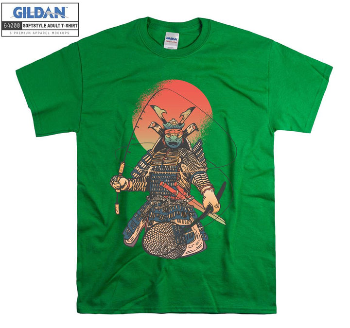 Fishing Samurai Figure T-shirt