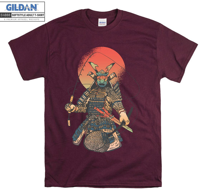 Fishing Samurai Figure T-shirt