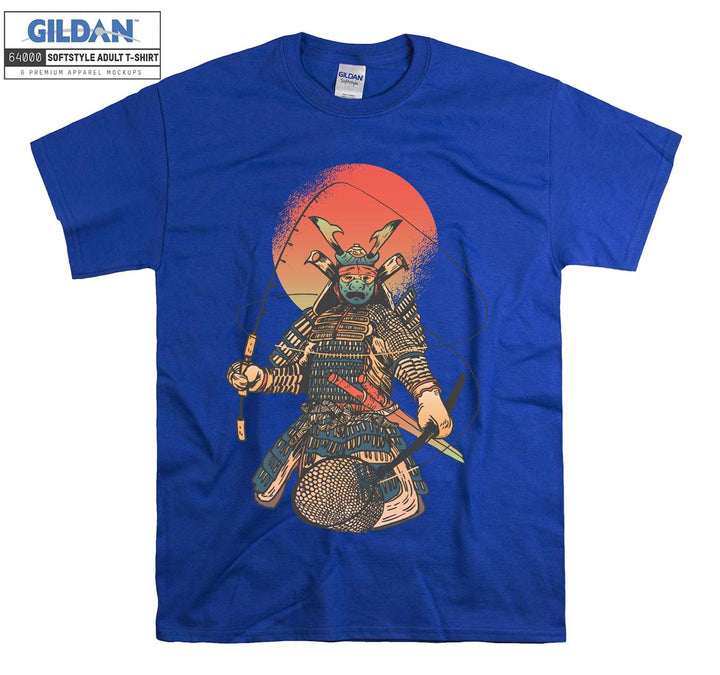 Fishing Samurai Figure T-shirt