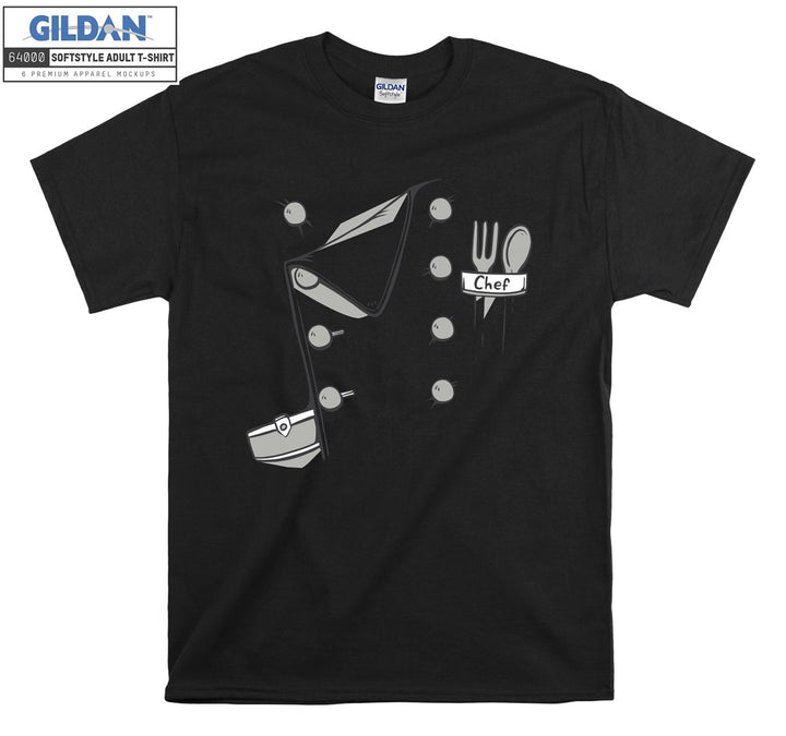 Funny chef costume figure T-shirt