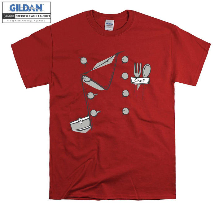 Funny chef costume figure T-shirt