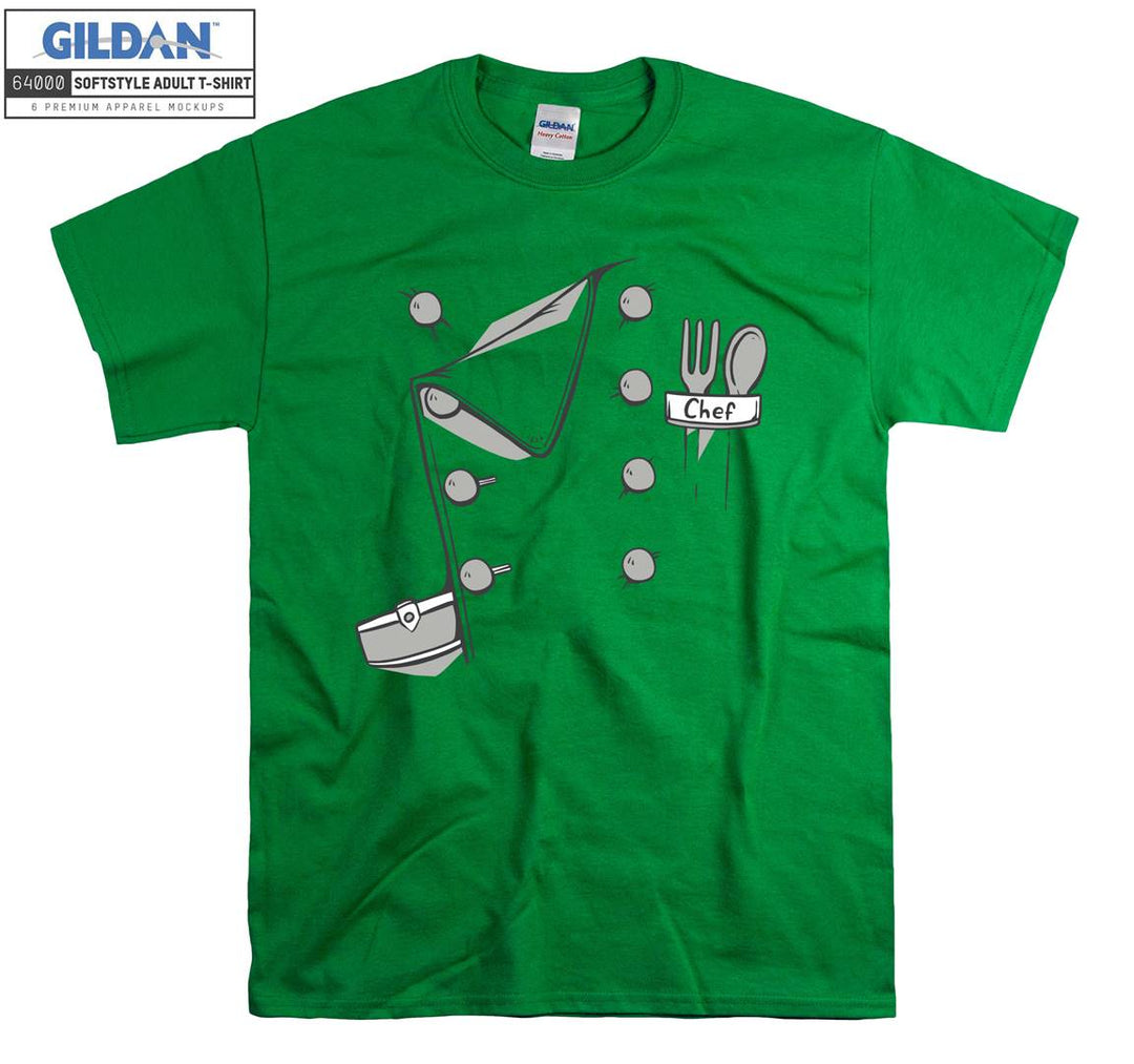 Funny chef costume figure T-shirt