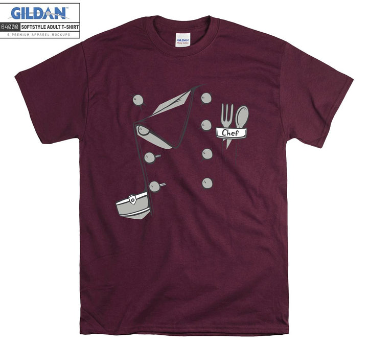 Funny chef costume figure T-shirt