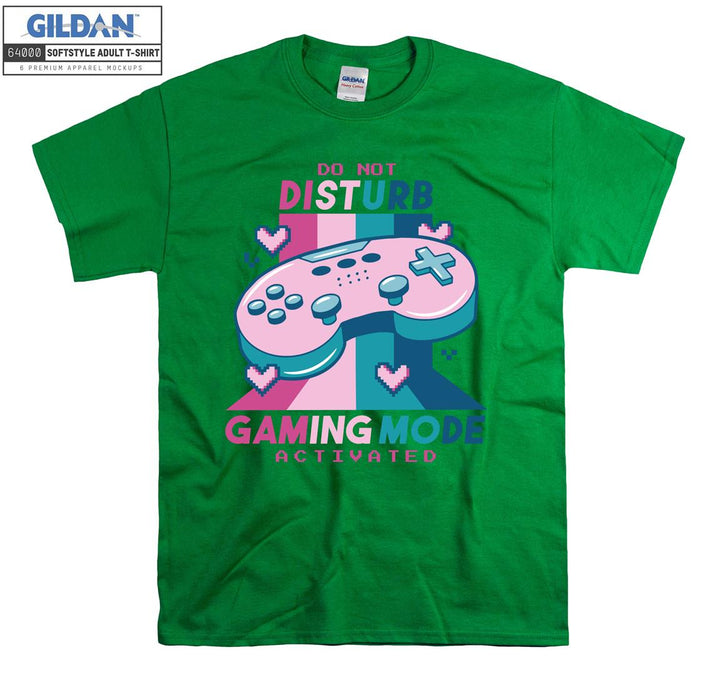 Do not disturb gaming mode funny figure T-shirt