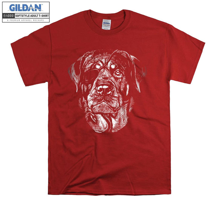 Pirate dog face figure T-shirt