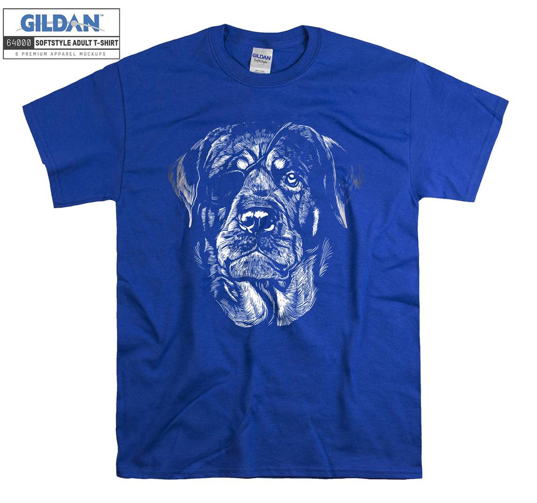 Pirate dog face figure T-shirt