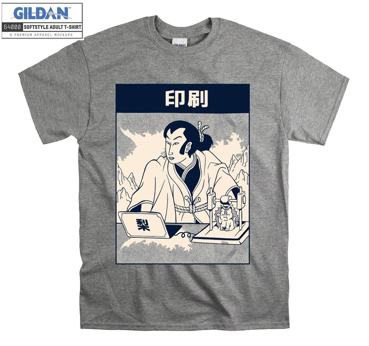 Japanese Famous Samurai Figure T-shirt
