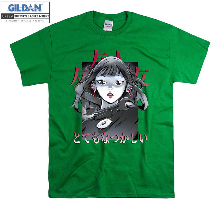 Pretty Anime Girl Figure T-shirt