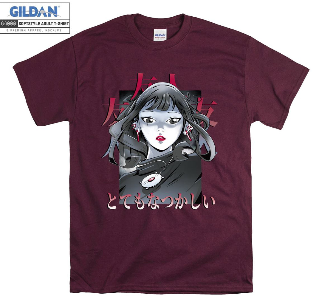 Pretty Anime Girl Figure T-shirt