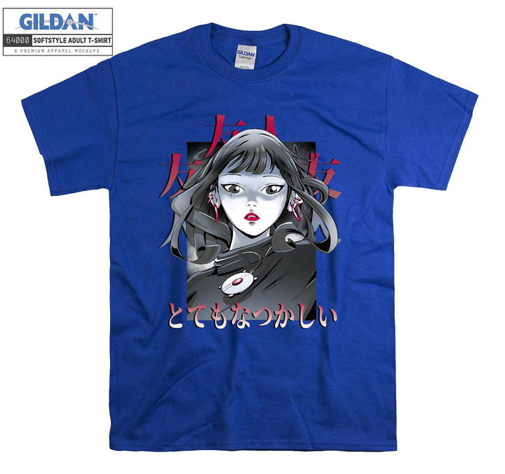 Pretty Anime Girl Figure T-shirt