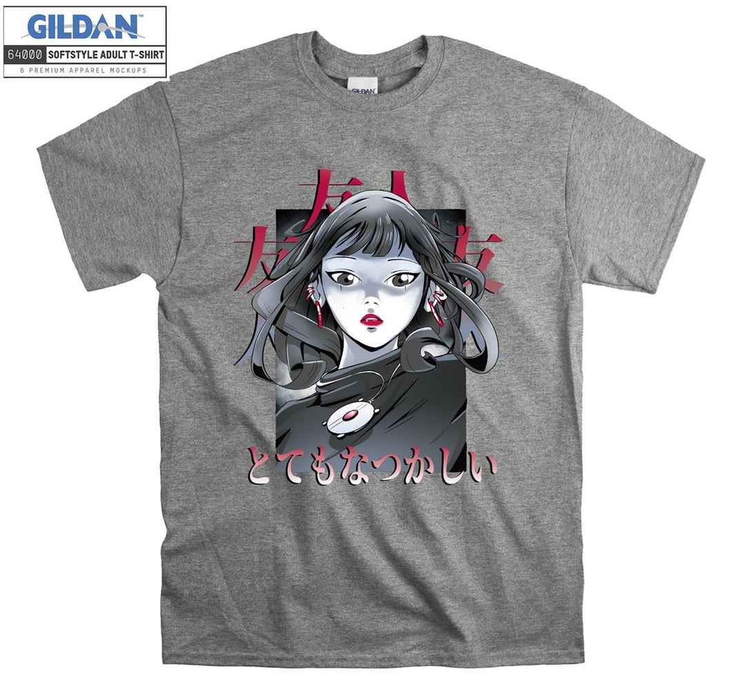 Pretty Anime Girl Figure T-shirt