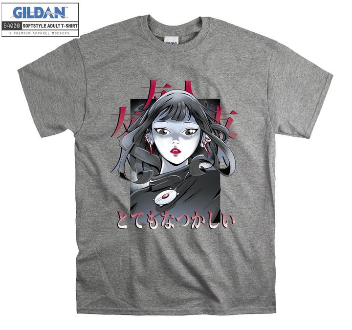 Pretty Anime Girl Figure T-shirt