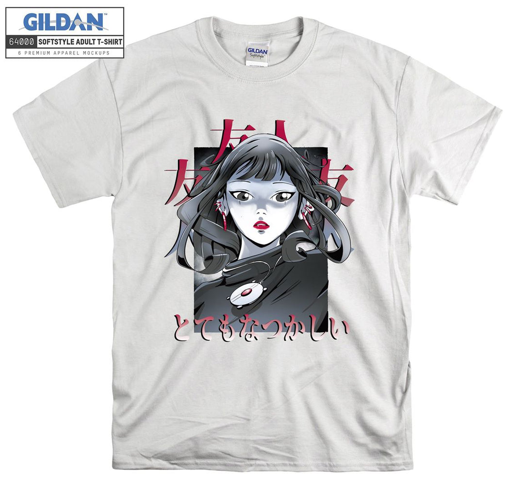 Pretty Anime Girl Figure T-shirt