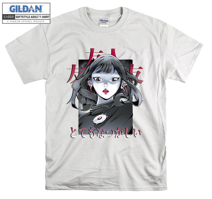 Pretty Anime Girl Figure T-shirt