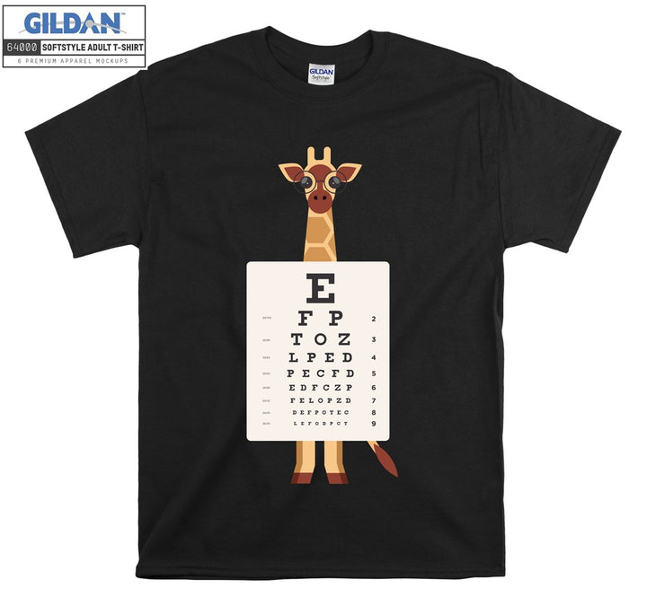 Funny animal with eye control figure T-shirt