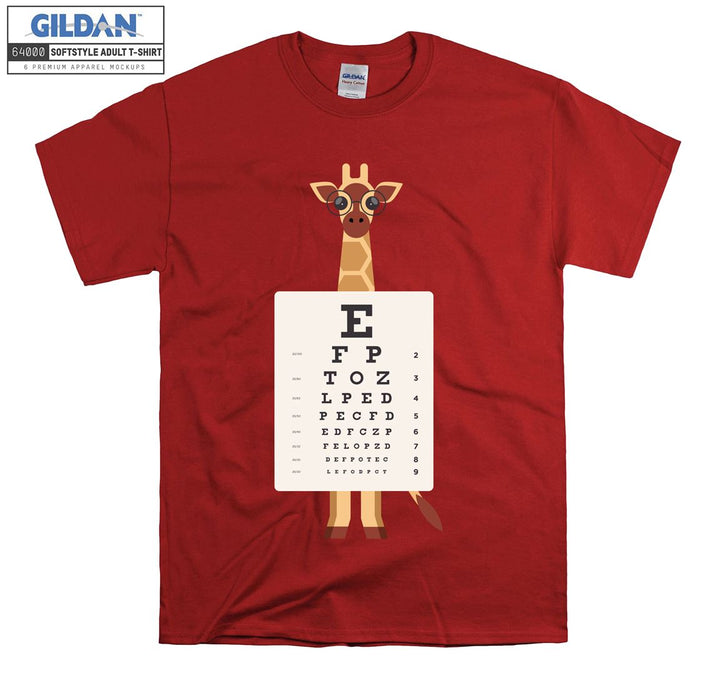 Funny animal with eye control figure T-shirt