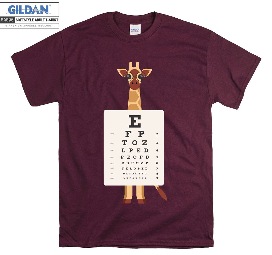 Funny animal with eye control figure T-shirt