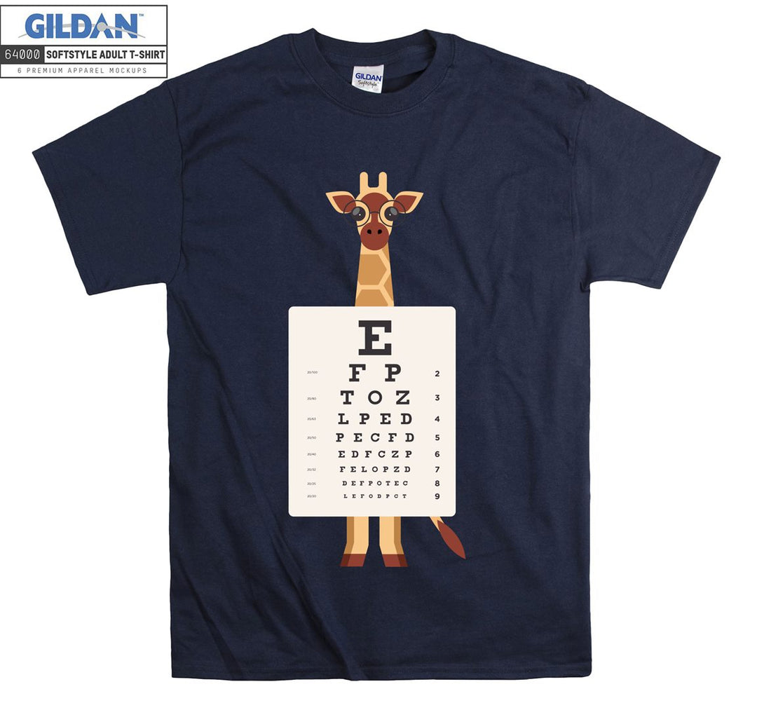 Funny animal with eye control figure T-shirt