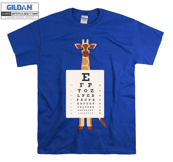 Funny animal with eye control figure T-shirt