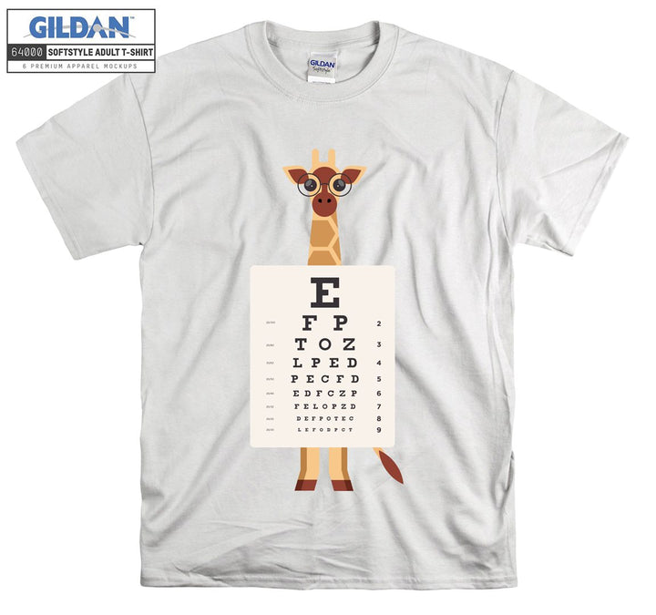 Funny animal with eye control figure T-shirt