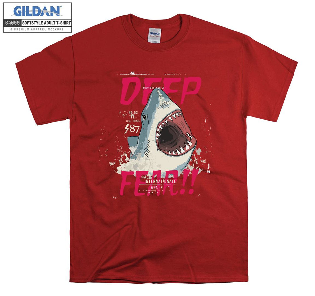 Deep Fear Terrible Shark Figure T-shirt