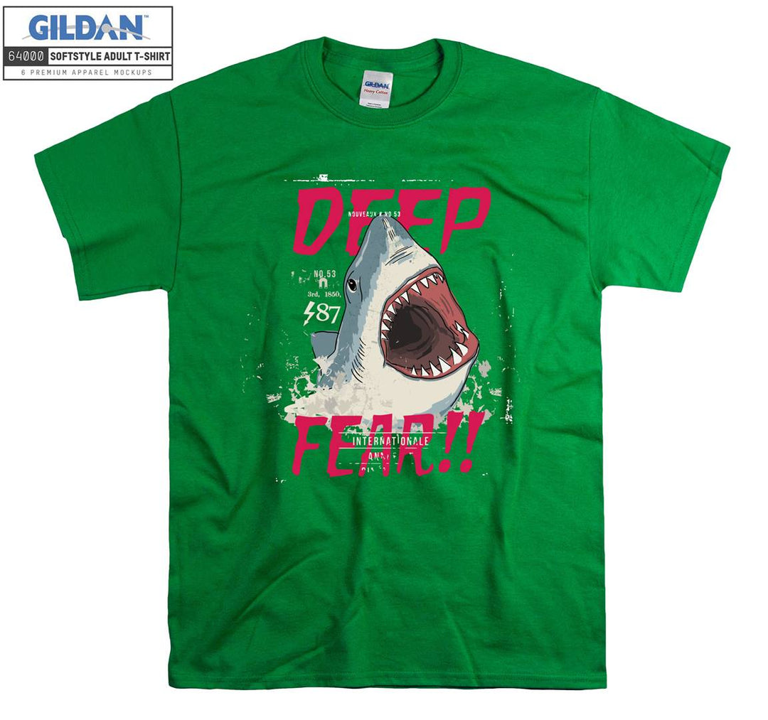 Deep Fear Terrible Shark Figure T-shirt