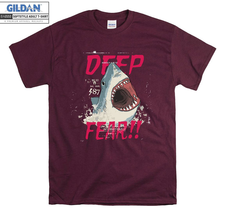 Deep Fear Terrible Shark Figure T-shirt