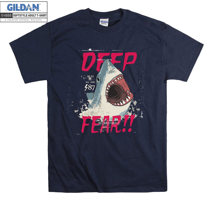 Deep Fear Terrible Shark Figure T-shirt