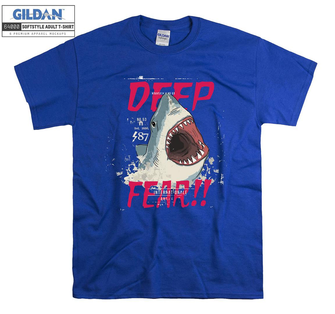 Deep Fear Terrible Shark Figure T-shirt