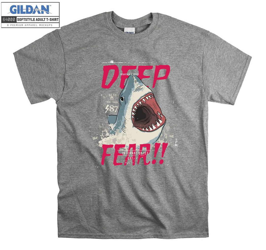 Deep Fear Terrible Shark Figure T-shirt