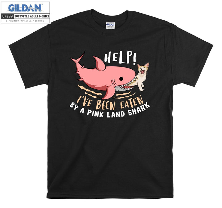 Help I've Been Eaten Cat Figure T-shirt