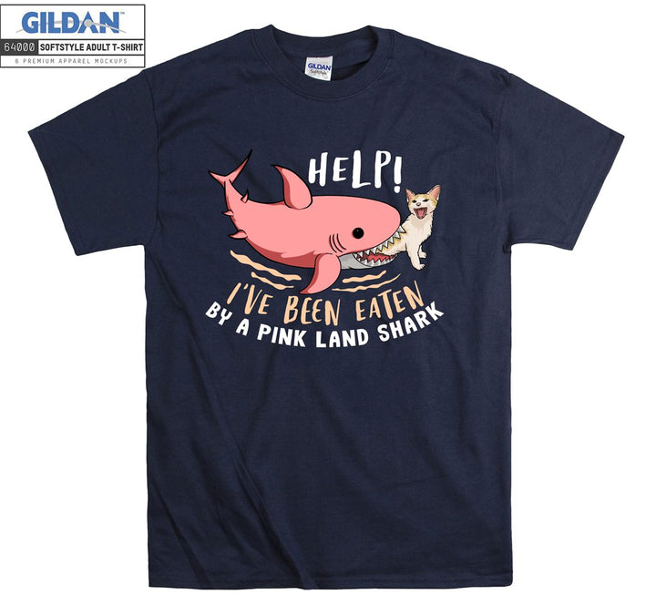 Help I've Been Eaten Cat Figure T-shirt