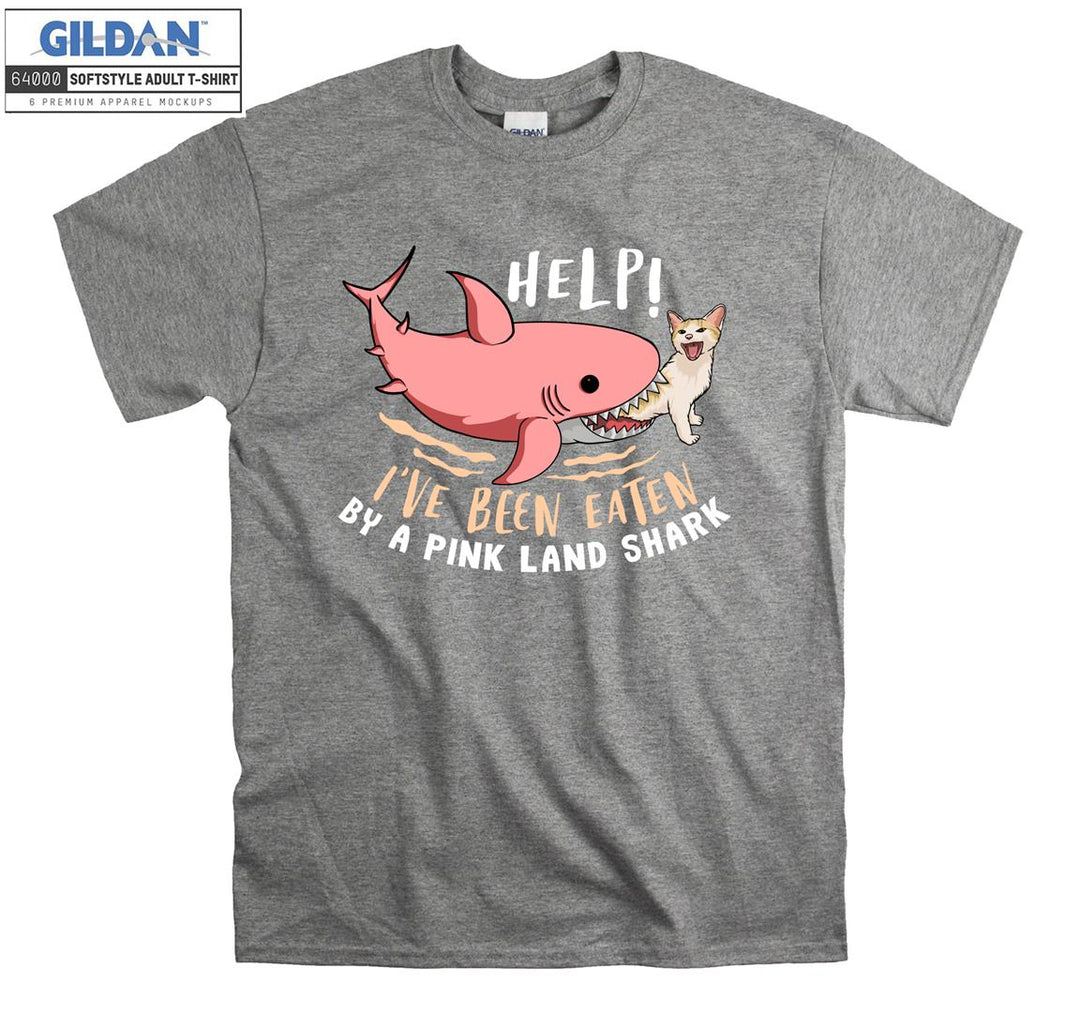 Help I've Been Eaten Cat Figure T-shirt