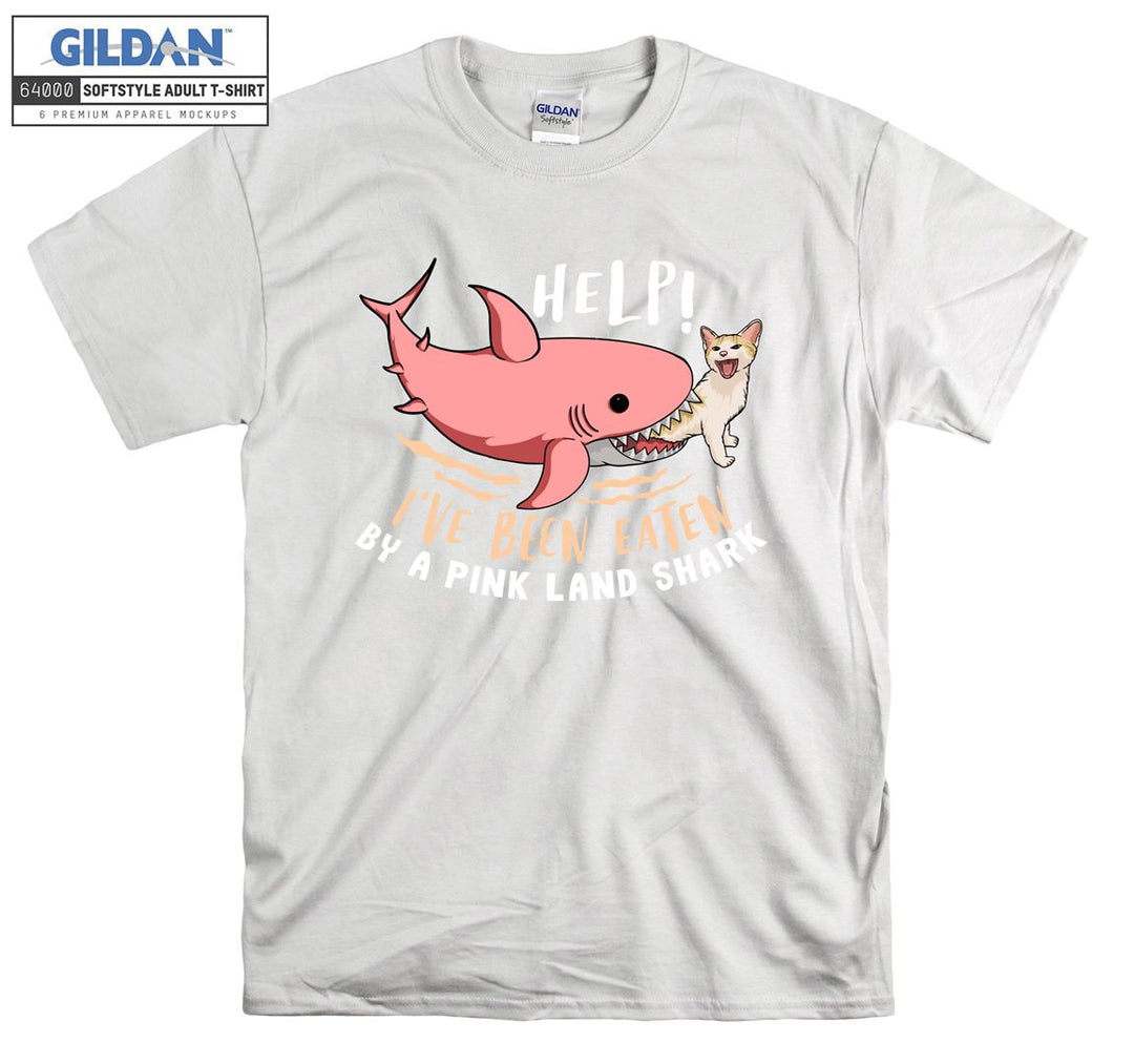 Help I've Been Eaten Cat Figure T-shirt