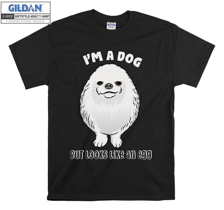 I'm a dog but looks like an egg figure T-shirt